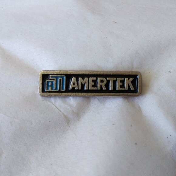 Vintage AMERTEK Lapel Hat Pin Enamel Fire Truck Airport Military Collectible - Picture 9 of 11